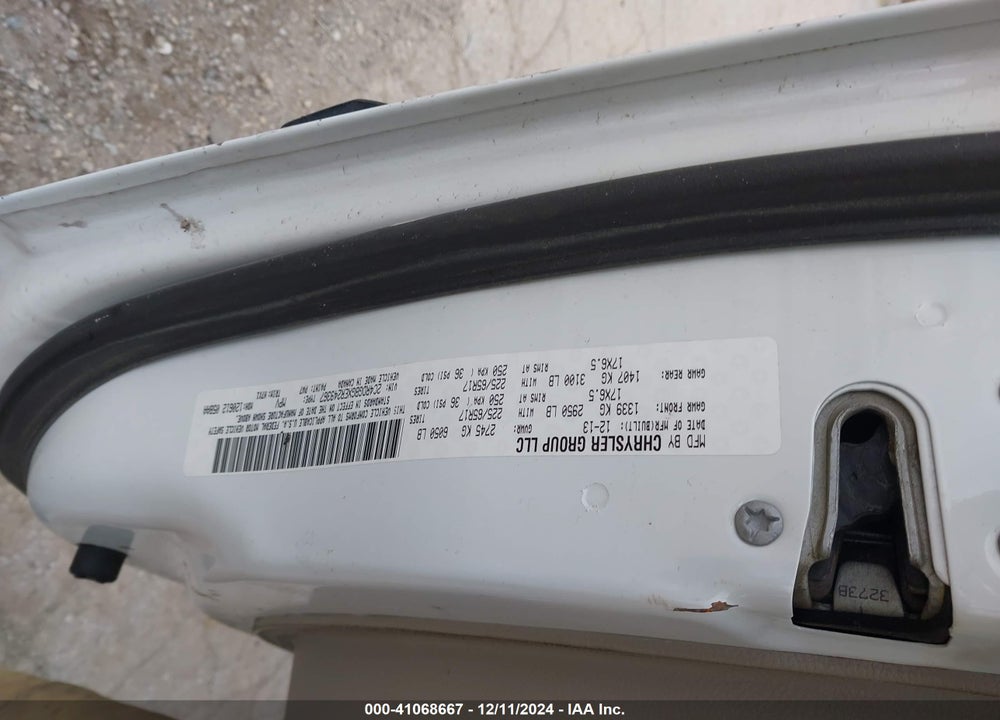 2014 DODGE GRAND CARAVAN AMERICAN VALUE PKG VIN: 2C4RDGBGXER249367