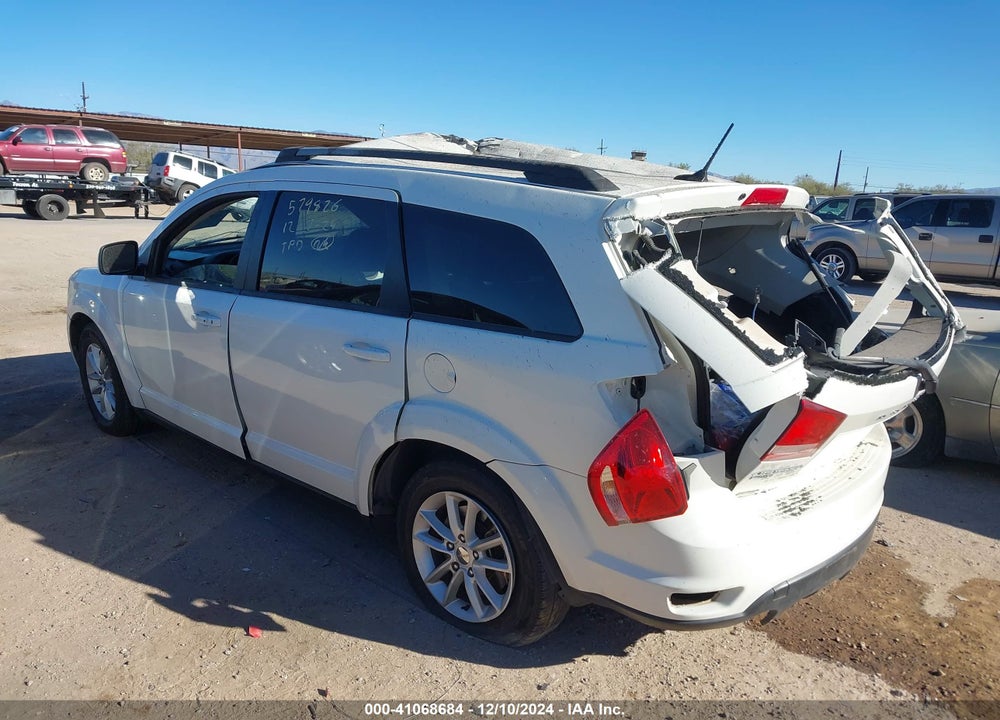 2014 DODGE JOURNEY SXT VIN: 3C4PDDBG6ET190661