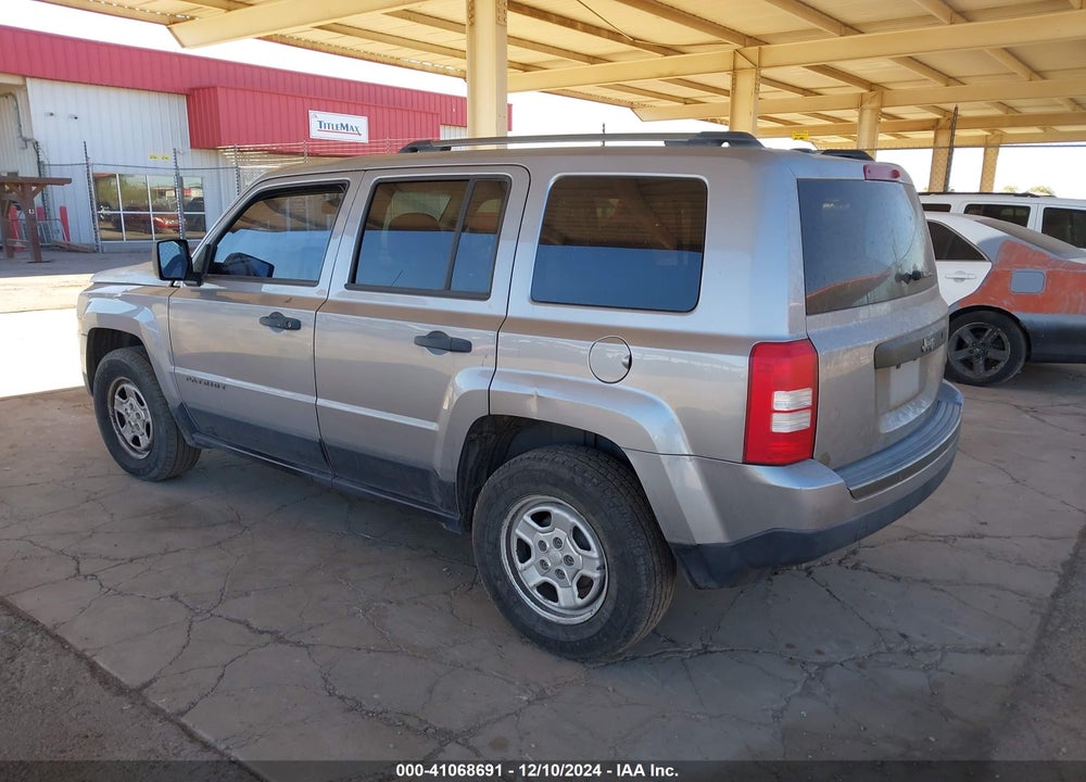 2016 JEEP PATRIOT SPORT SE VIN: 1C4NJPBA6GD700187