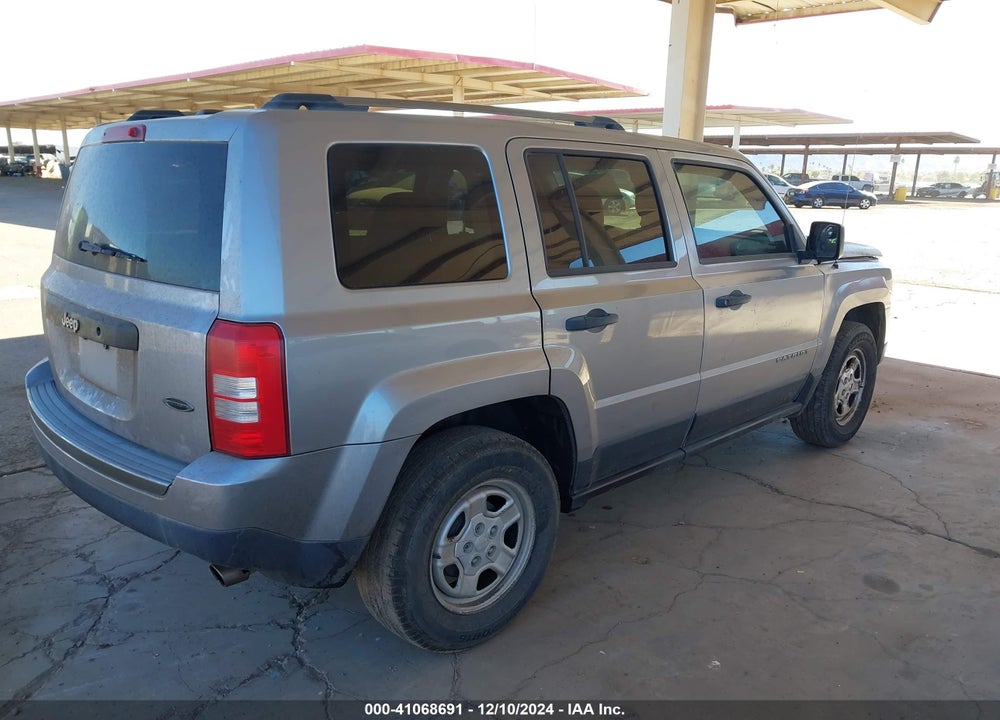 2016 JEEP PATRIOT SPORT SE VIN: 1C4NJPBA6GD700187