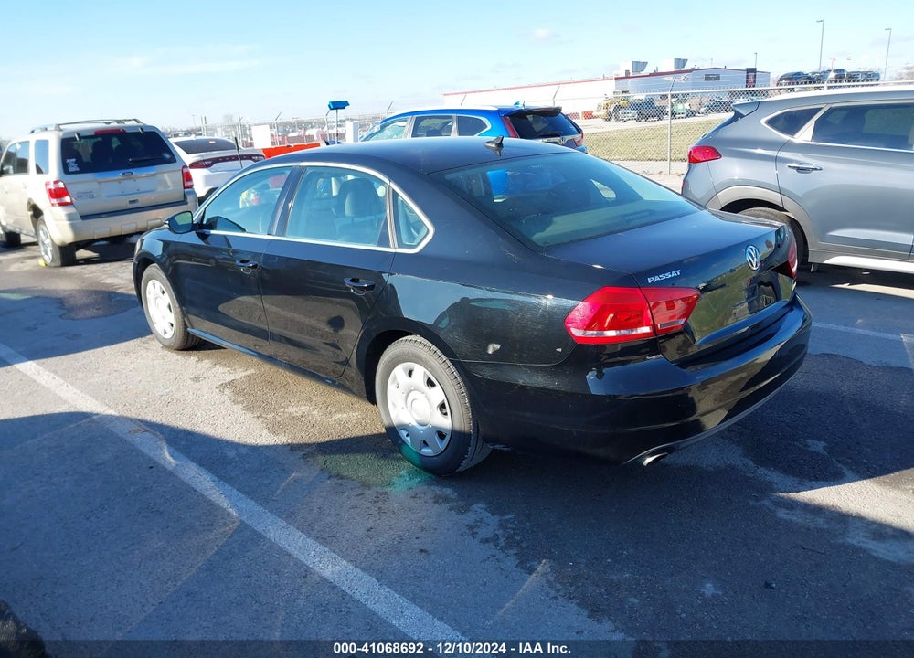 2012 VOLKSWAGEN PASSAT VIN: 1VWBH7A37CC050249