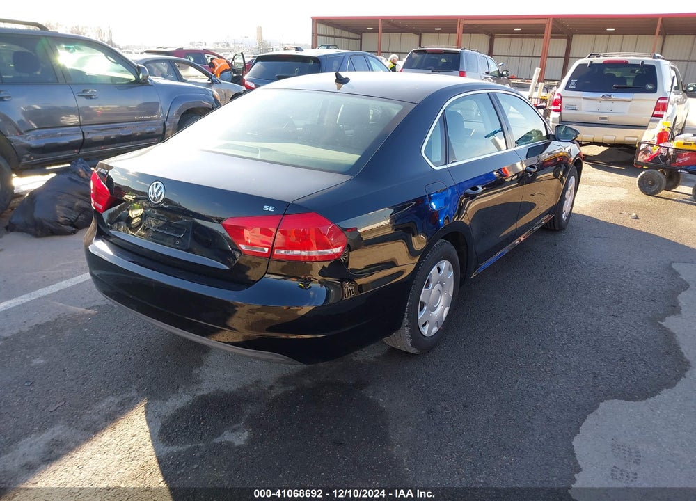 2012 VOLKSWAGEN PASSAT VIN: 1VWBH7A37CC050249