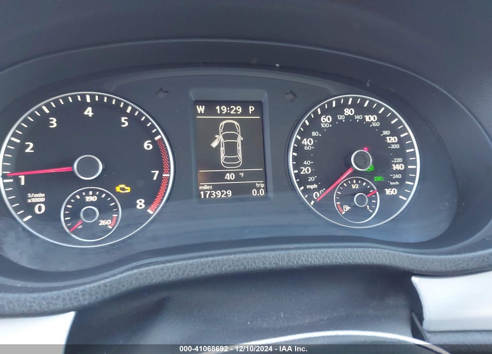 2012 VOLKSWAGEN PASSAT VIN: 1VWBH7A37CC050249