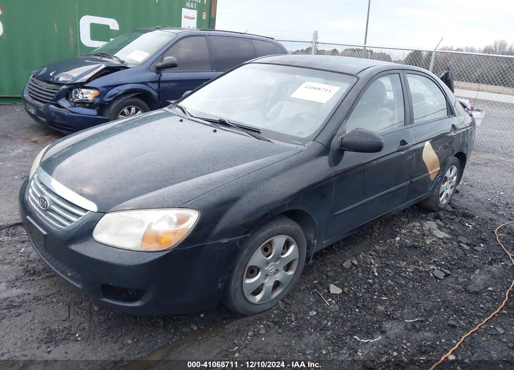 2008 KIA SPECTRA EX VIN: KNAFE121085496386