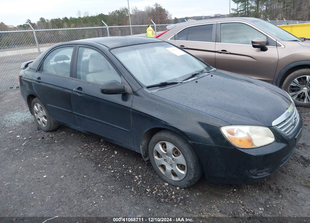2008 KIA SPECTRA EX VIN: KNAFE121085496386