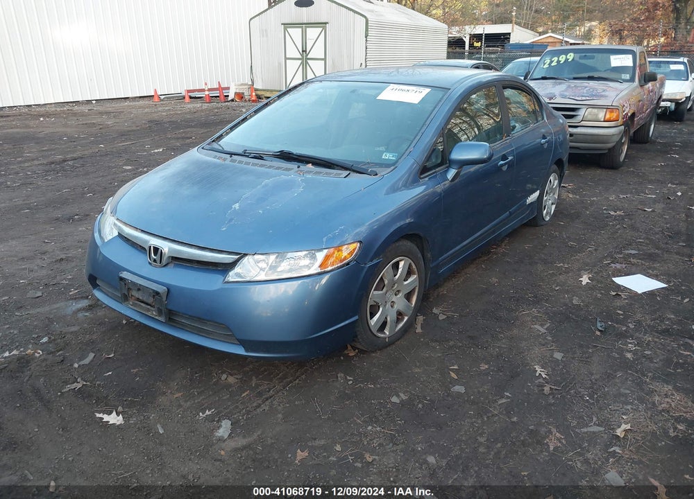 2007 HONDA CIVIC LX VIN: 1HGFA16557L008654