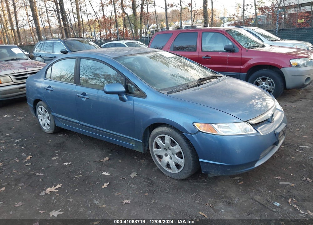 2007 HONDA CIVIC LX VIN: 1HGFA16557L008654
