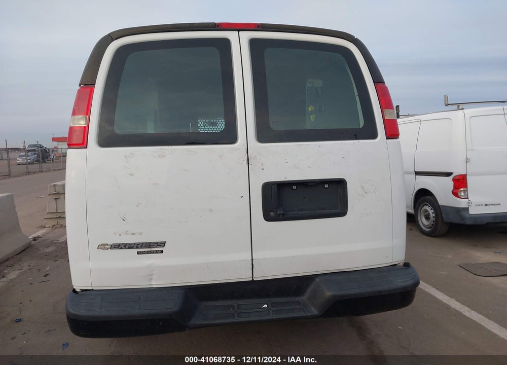 2016 CHEVROLET EXPRESS 2500 WORK VAN VIN: 1GCWGAFF6G1190785