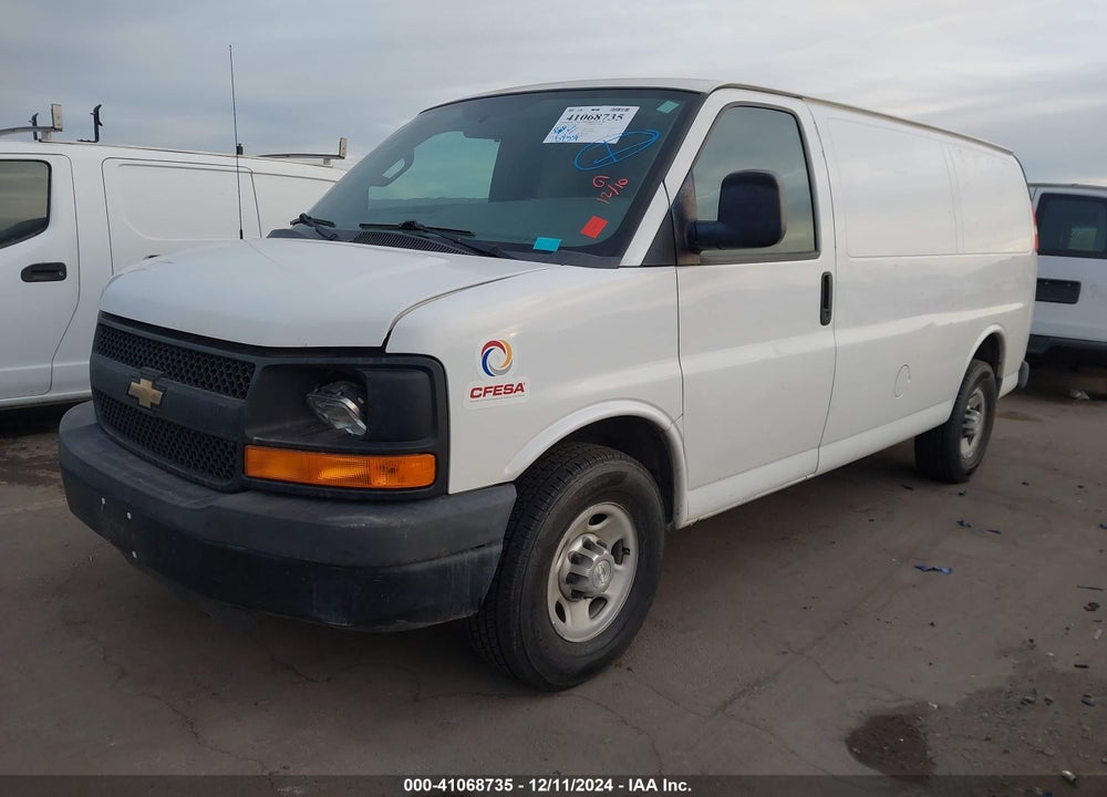 2016 CHEVROLET EXPRESS 2500 WORK VAN VIN: 1GCWGAFF6G1190785
