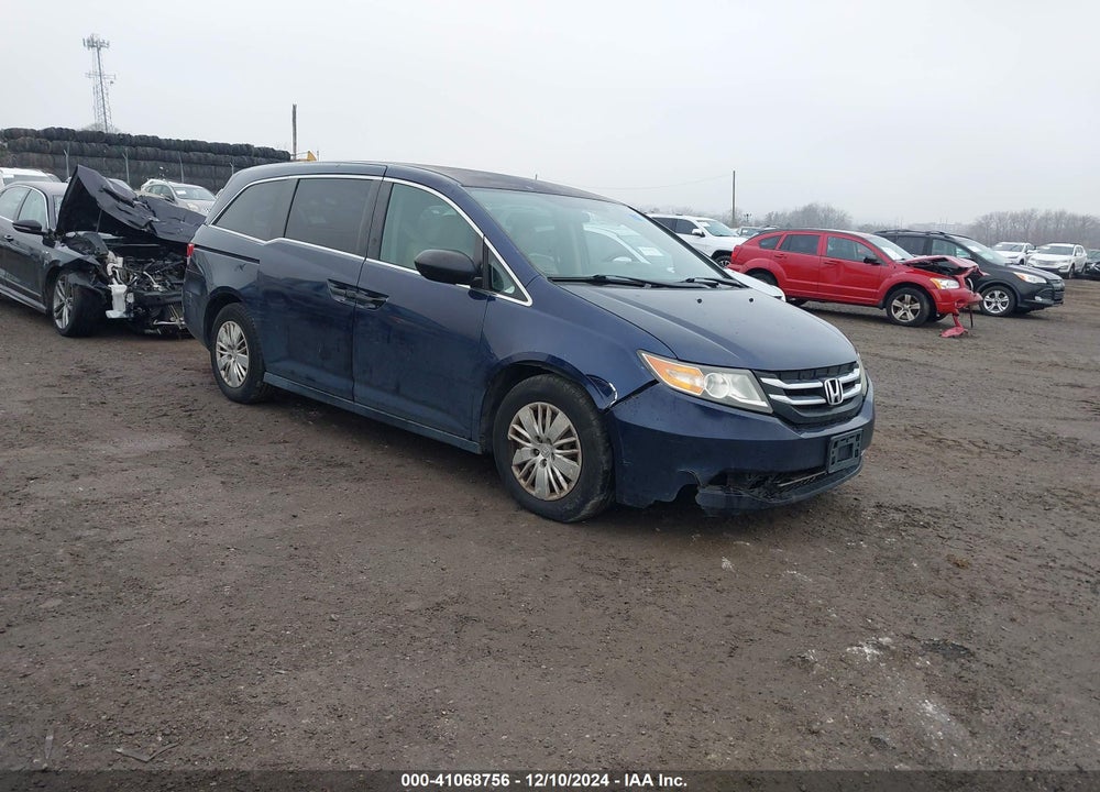 2014 HONDA ODYSSEY LX VIN: 5FNRL5H21EB029663