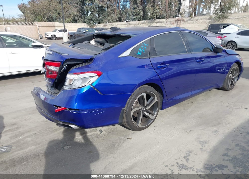 2022 HONDA ACCORD SPORT VIN: 1HGCV1F37NA089901