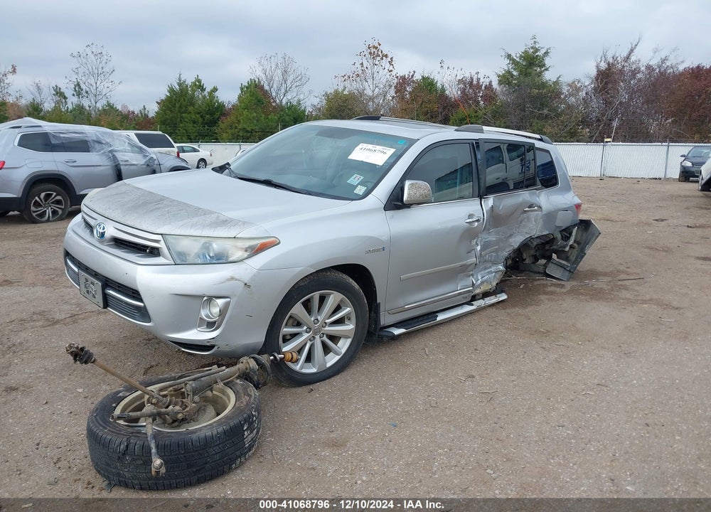 2012 TOYOTA HIGHLANDER HYBRID LIMITED V6 VIN: JTEDC3EH4C2004081