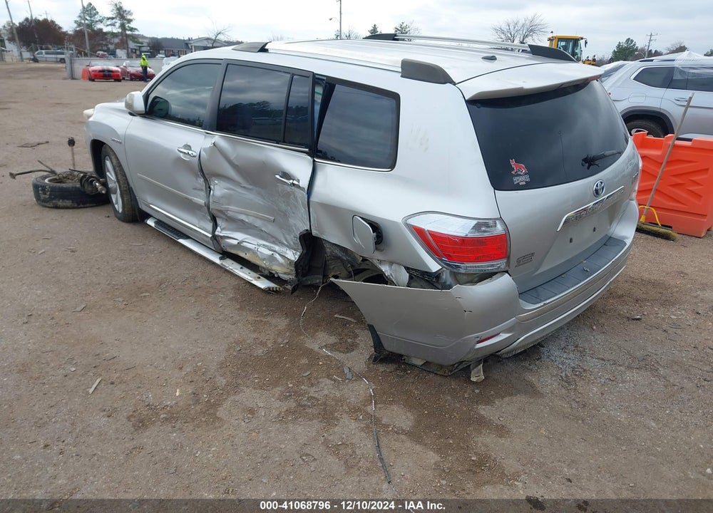 2012 TOYOTA HIGHLANDER HYBRID LIMITED V6 VIN: JTEDC3EH4C2004081