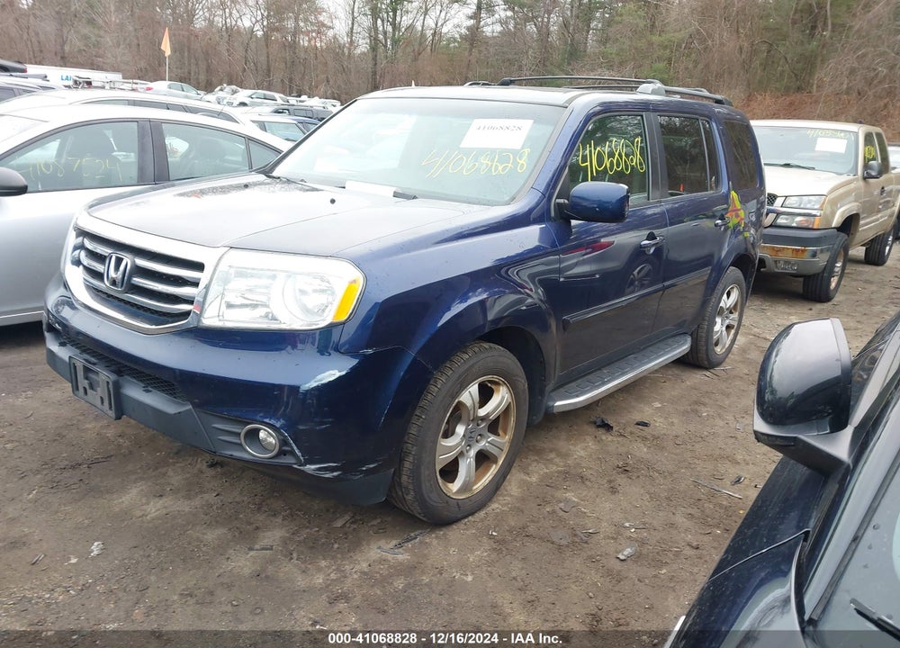2013 HONDA PILOT EX-L VIN: 5FNYF4H50DB022189