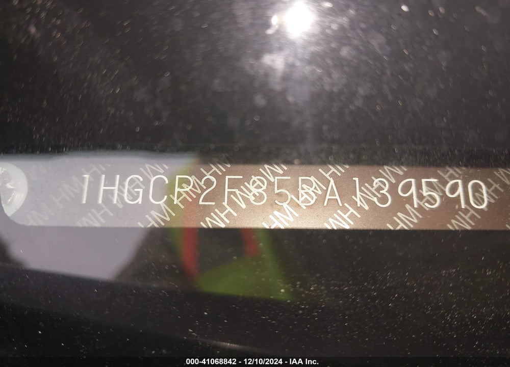 2011 HONDA ACCORD 2.4 EX-L VIN: 1HGCP2F85BA139590