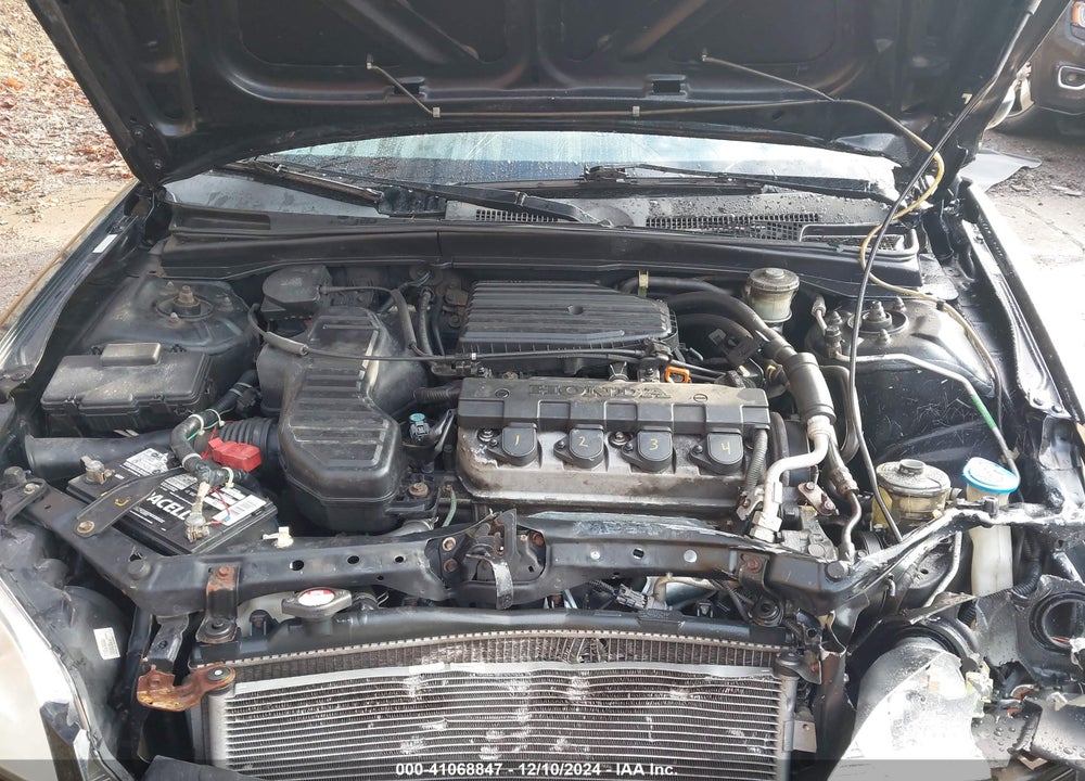 2004 HONDA CIVIC LX VIN: 1HGES16544L000730