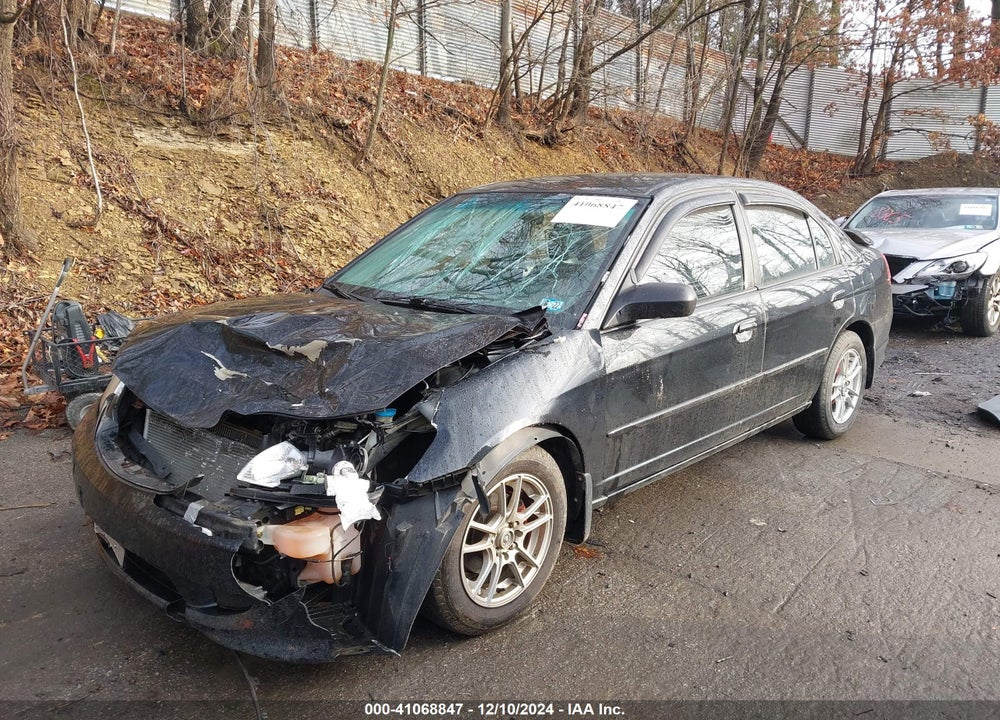 2004 HONDA CIVIC LX VIN: 1HGES16544L000730