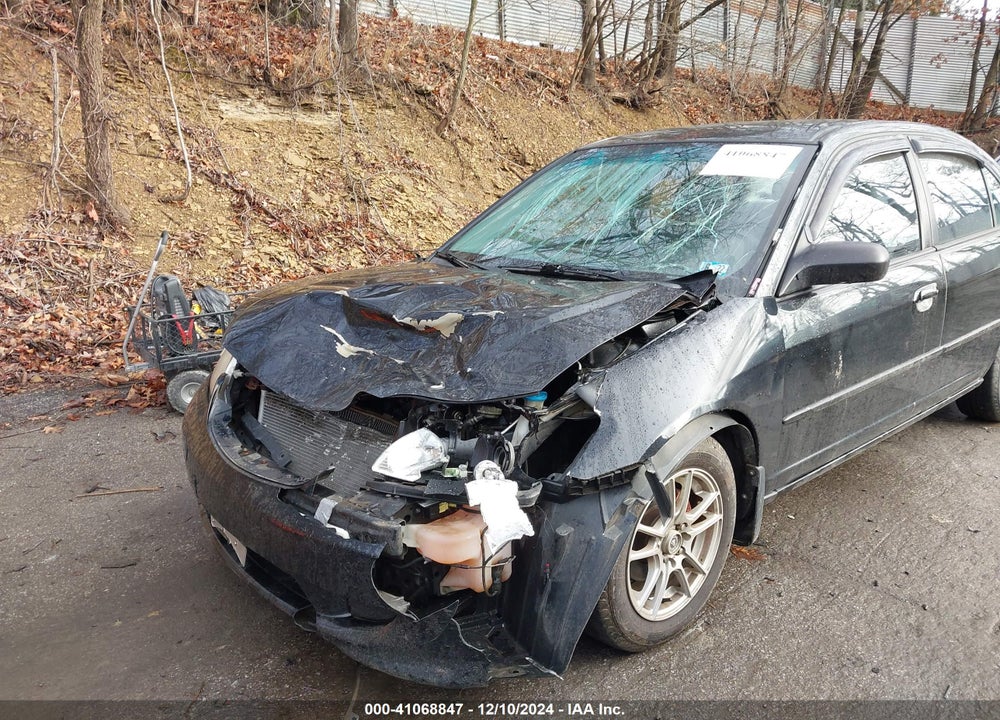 2004 HONDA CIVIC LX VIN: 1HGES16544L000730