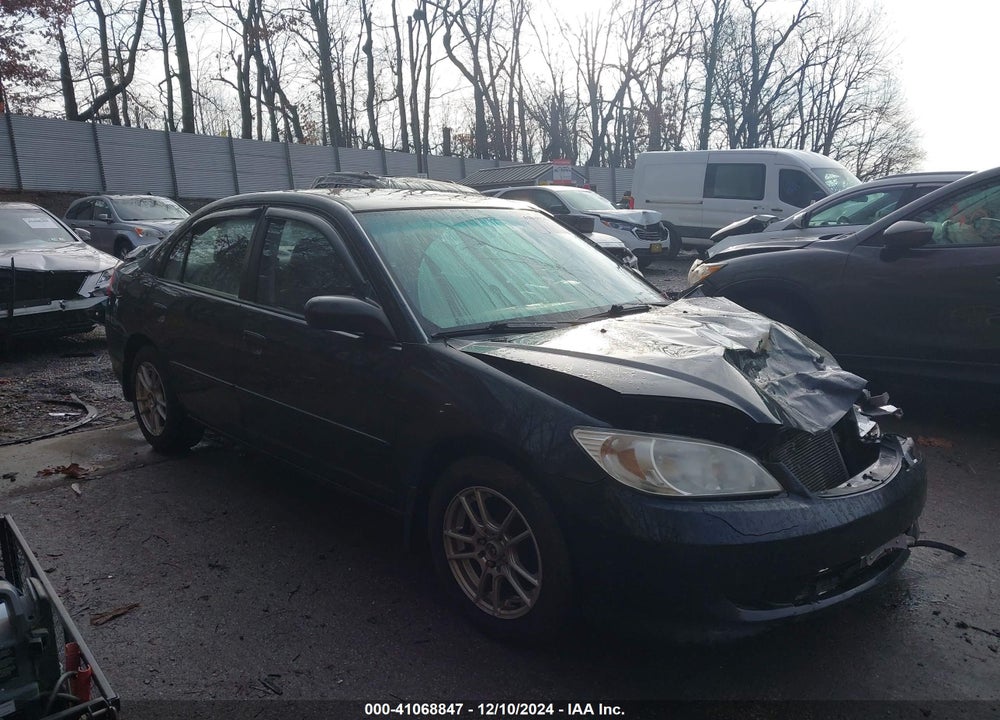 2004 HONDA CIVIC LX VIN: 1HGES16544L000730