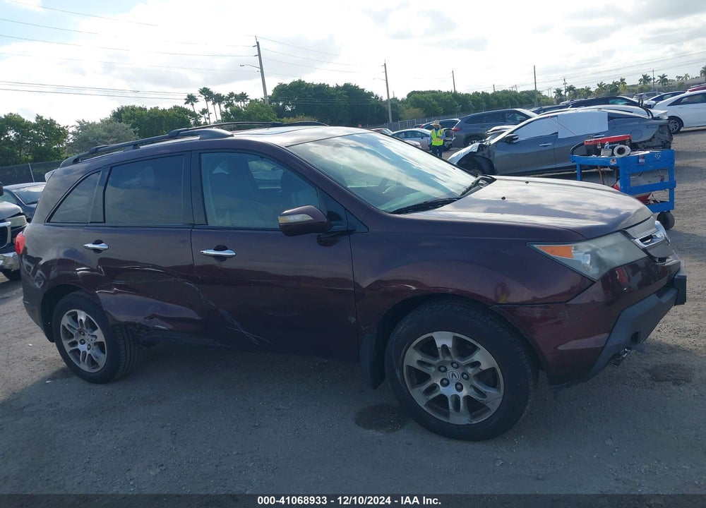 2009 ACURA MDX TECHNOLOGY PACKAGE VIN: 2HNYD28629H530243