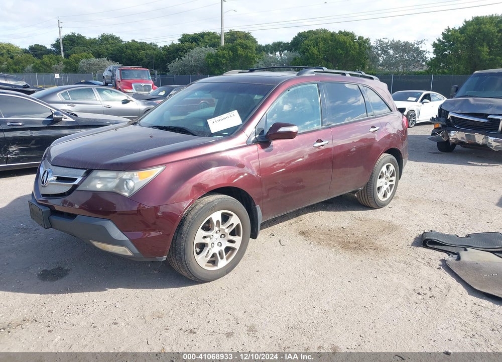 2009 ACURA MDX TECHNOLOGY PACKAGE VIN: 2HNYD28629H530243
