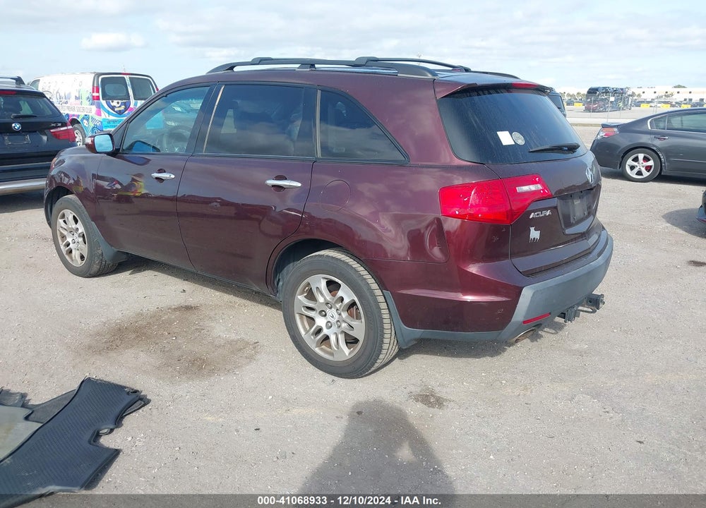 2009 ACURA MDX TECHNOLOGY PACKAGE VIN: 2HNYD28629H530243