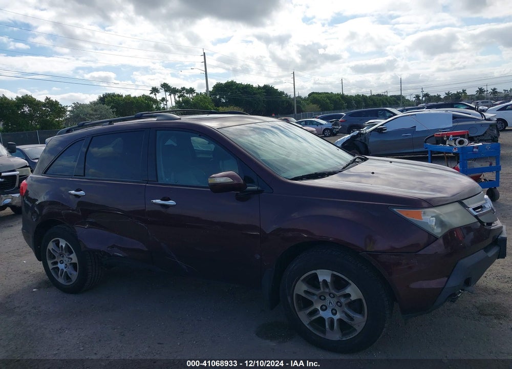 2009 ACURA MDX TECHNOLOGY PACKAGE VIN: 2HNYD28629H530243