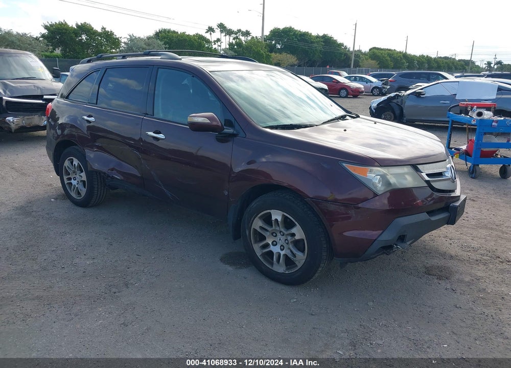 2009 ACURA MDX TECHNOLOGY PACKAGE VIN: 2HNYD28629H530243