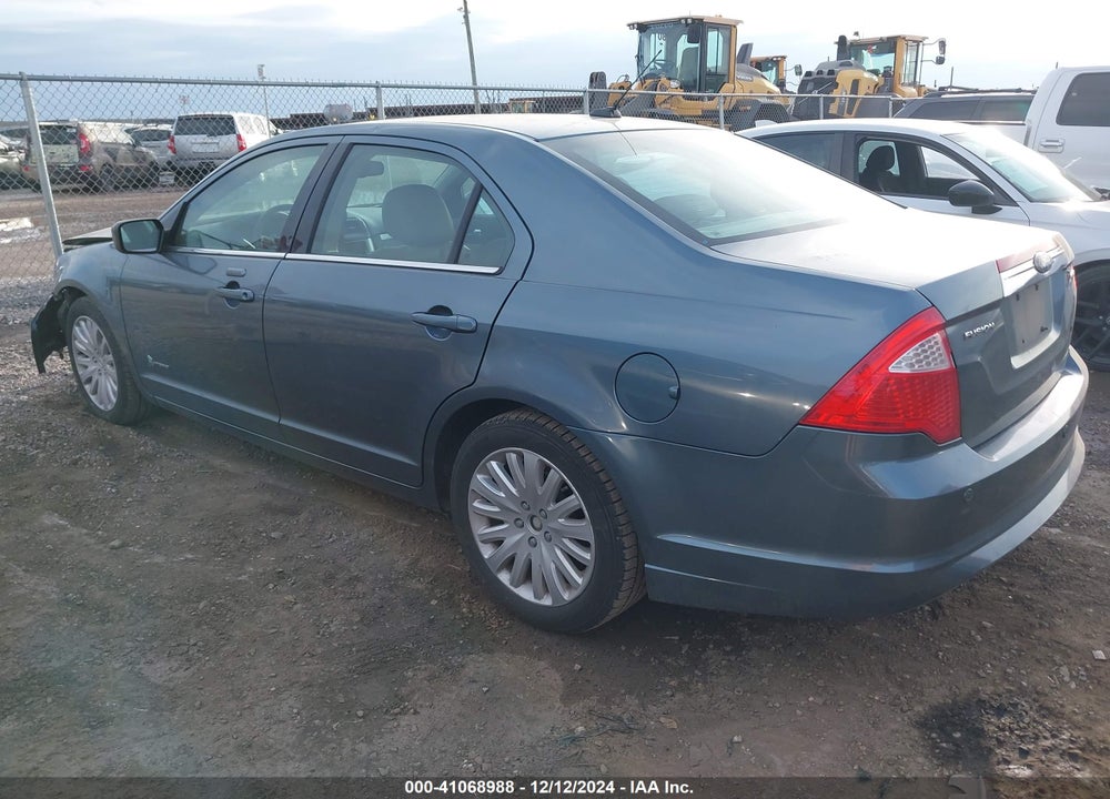 2011 FORD FUSION HYBRID VIN: 3FADP0L34BR114224