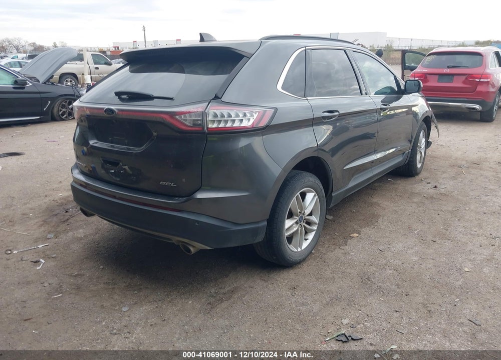 2015 FORD EDGE SEL VIN: 2FMTK3J87FBB33631