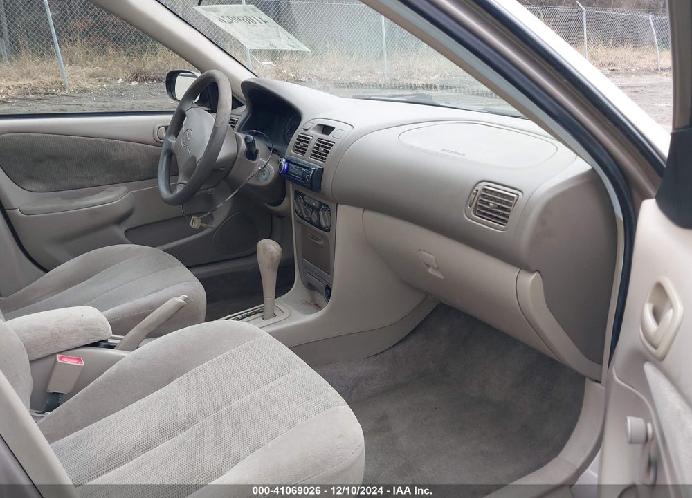 2001 TOYOTA COROLLA CE VIN: 2T1BR12E21C485973