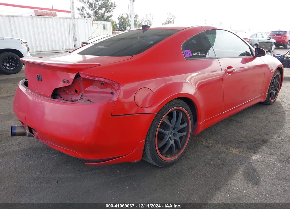 2007 INFINITI G35 VIN: JNKCV54E37M906503