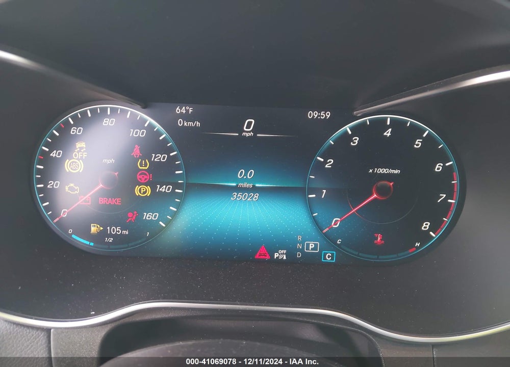 2021 MERCEDES-BENZ GLC 300 SUV VIN: W1N0G8DB7MV267370