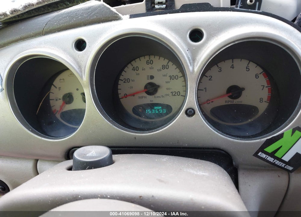 2002 CHRYSLER PT CRUISER TOURING VIN: 3C4FY58BX2T263544