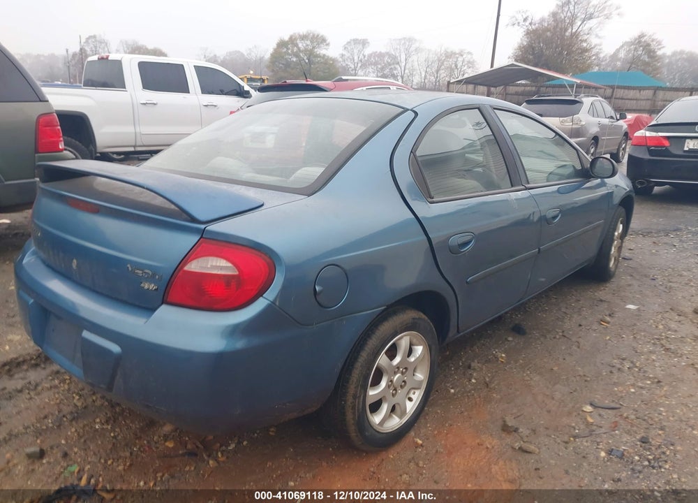 2003 DODGE NEON SXT VIN: 1B3ES56C03D250769