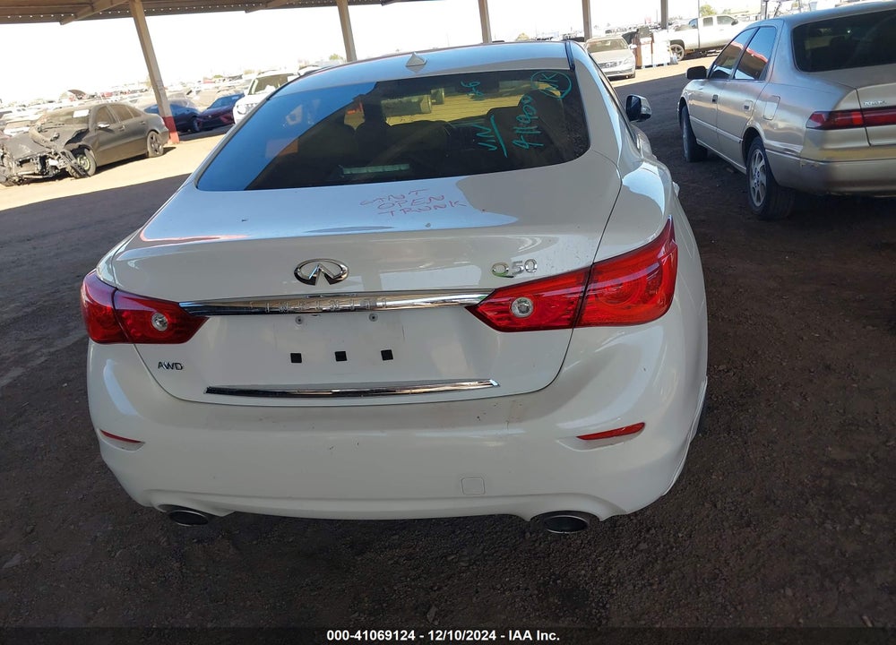 2015 INFINITI Q50 PREMIUM VIN: JN1BV7AR3FM411400