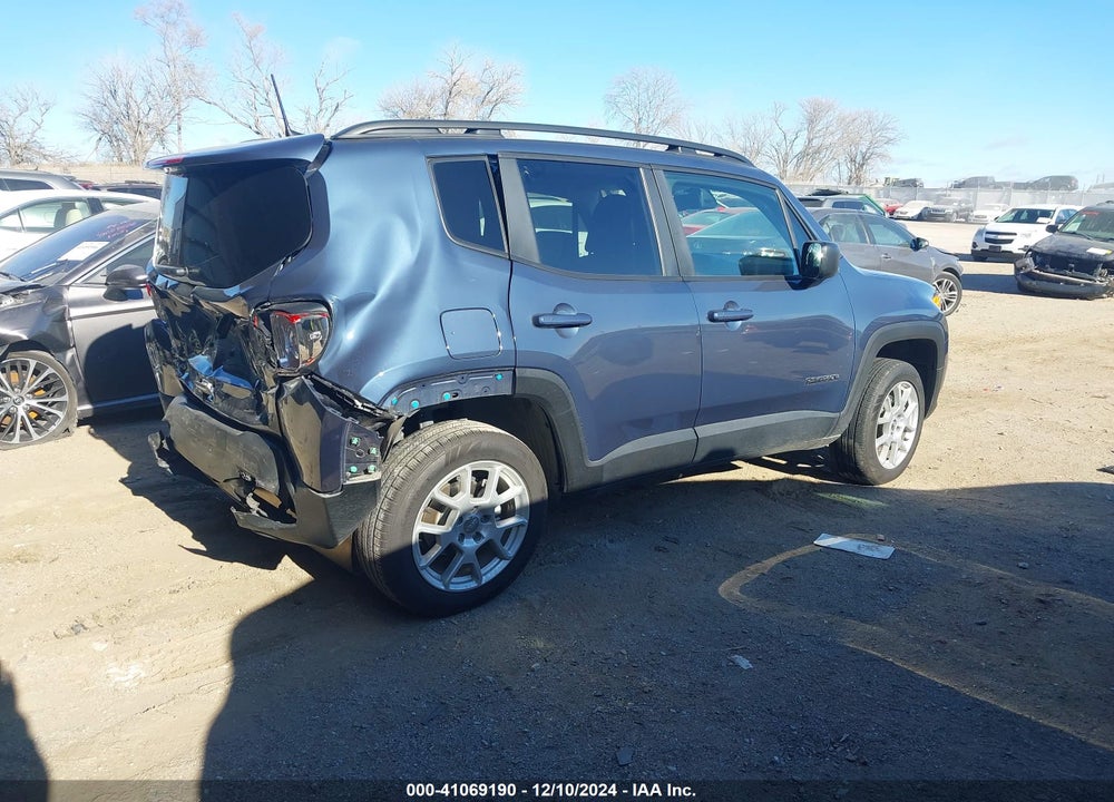 2023 JEEP RENEGADE LATITUDE 4X4 VIN: ZACNJDB14PPP14876