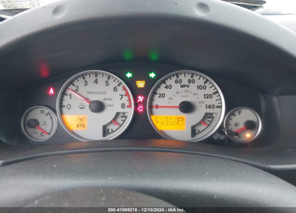 2011 NISSAN XTERRA PRO - 4X VIN: 5N1AN0NW9BC524568