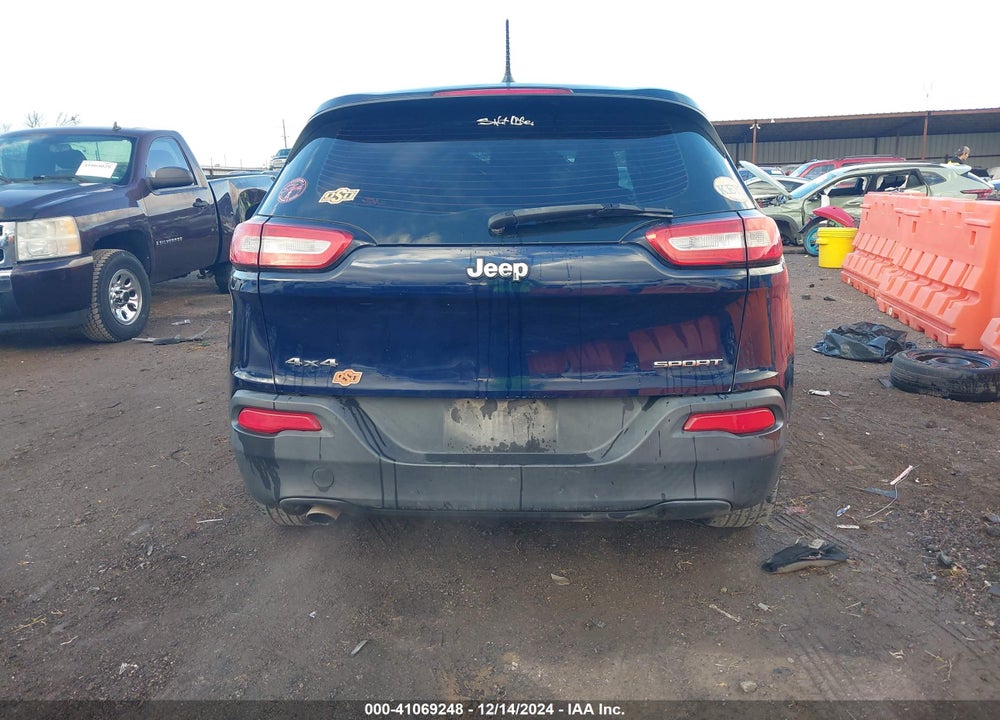 2014 JEEP CHEROKEE SPORT VIN: 1C4PJMAB9EW206392