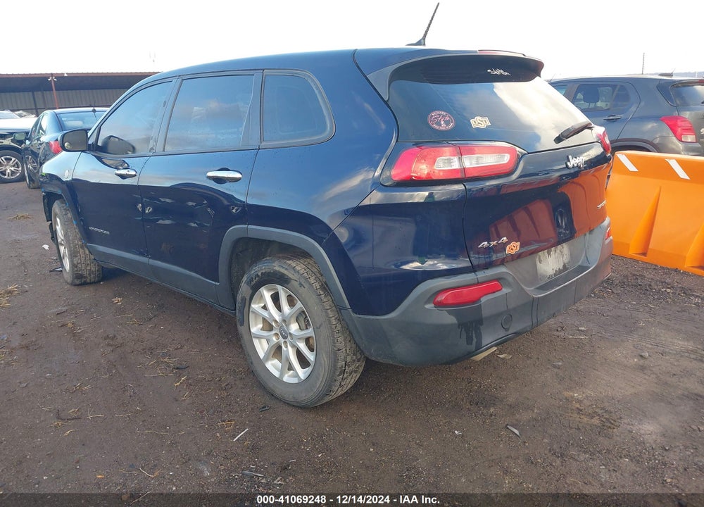 2014 JEEP CHEROKEE SPORT VIN: 1C4PJMAB9EW206392