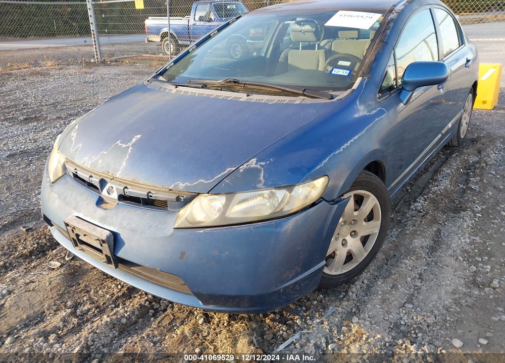 2006 HONDA CIVIC LX VIN: 1HGFA16576L105837