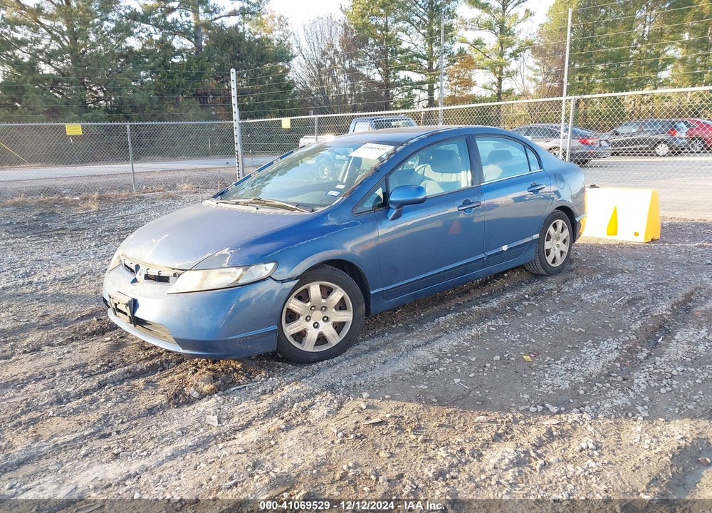 2006 HONDA CIVIC LX VIN: 1HGFA16576L105837