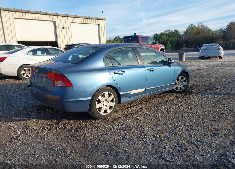 2006 HONDA CIVIC LX VIN: 1HGFA16576L105837