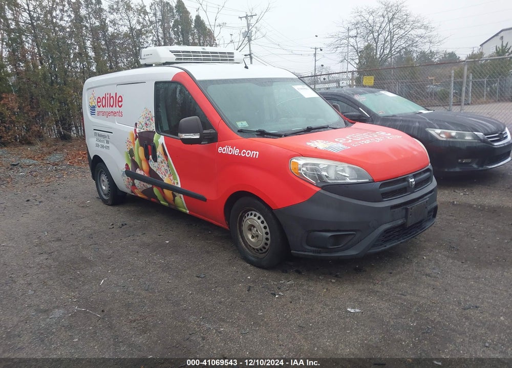 2016 RAM PROMASTER CITY TRADESMAN VIN: ZFBERFATXG6C87593