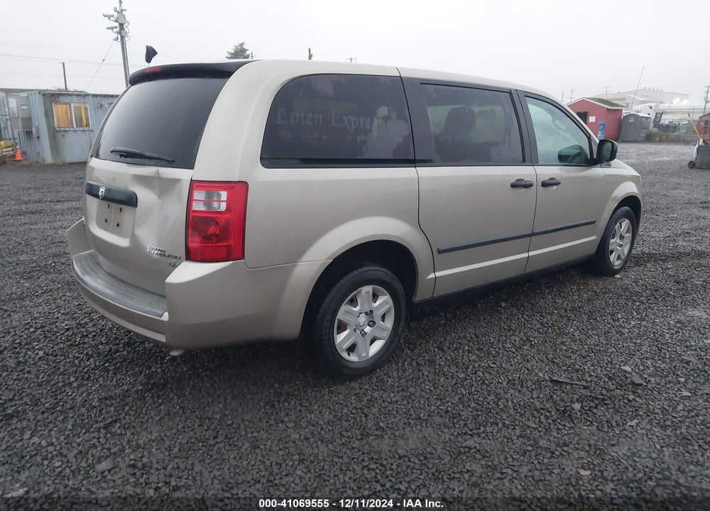 2009 DODGE GRAND CARAVAN CV VIN: 2D8HN11E99R646324