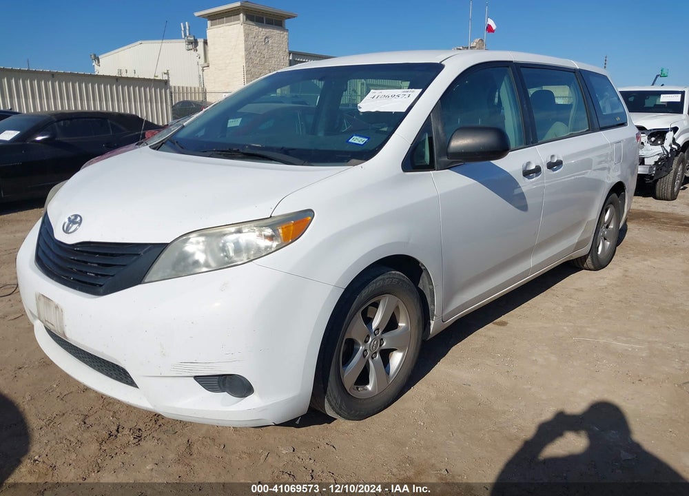 2013 TOYOTA SIENNA L V6 7 PASSENGER VIN: 5TDZK3DC0DS295546