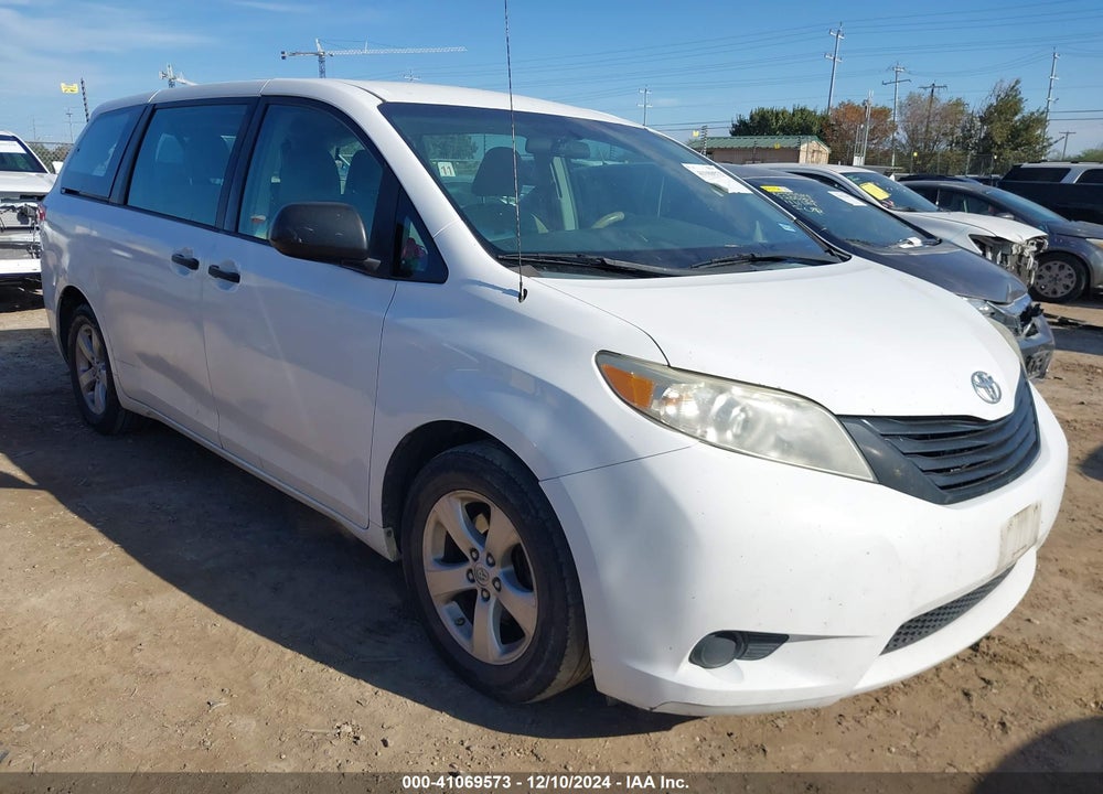 2013 TOYOTA SIENNA L V6 7 PASSENGER VIN: 5TDZK3DC0DS295546