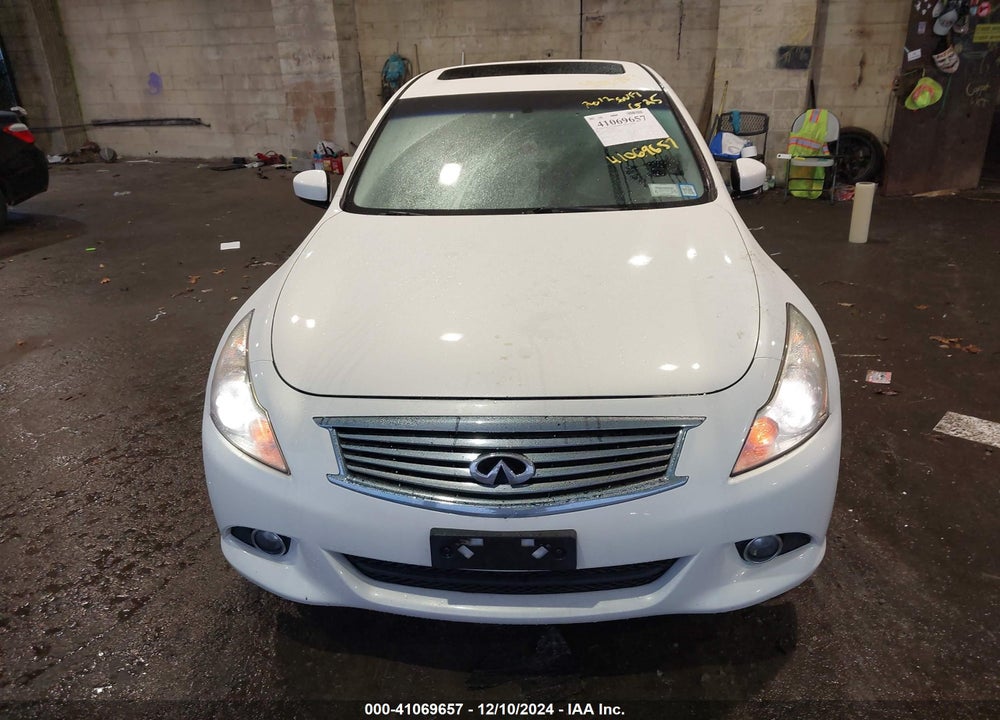2012 INFINITI G25X VIN: JN1DV6AR5CM861175