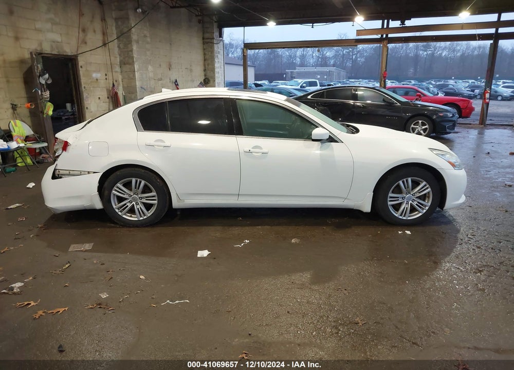 2012 INFINITI G25X VIN: JN1DV6AR5CM861175