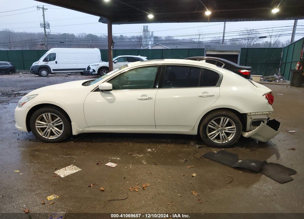 2012 INFINITI G25X VIN: JN1DV6AR5CM861175